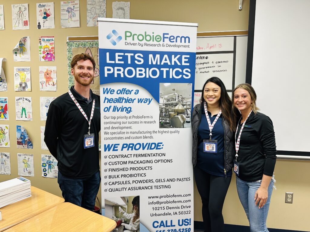 PriobioFerm employees at CareerCon 2024.