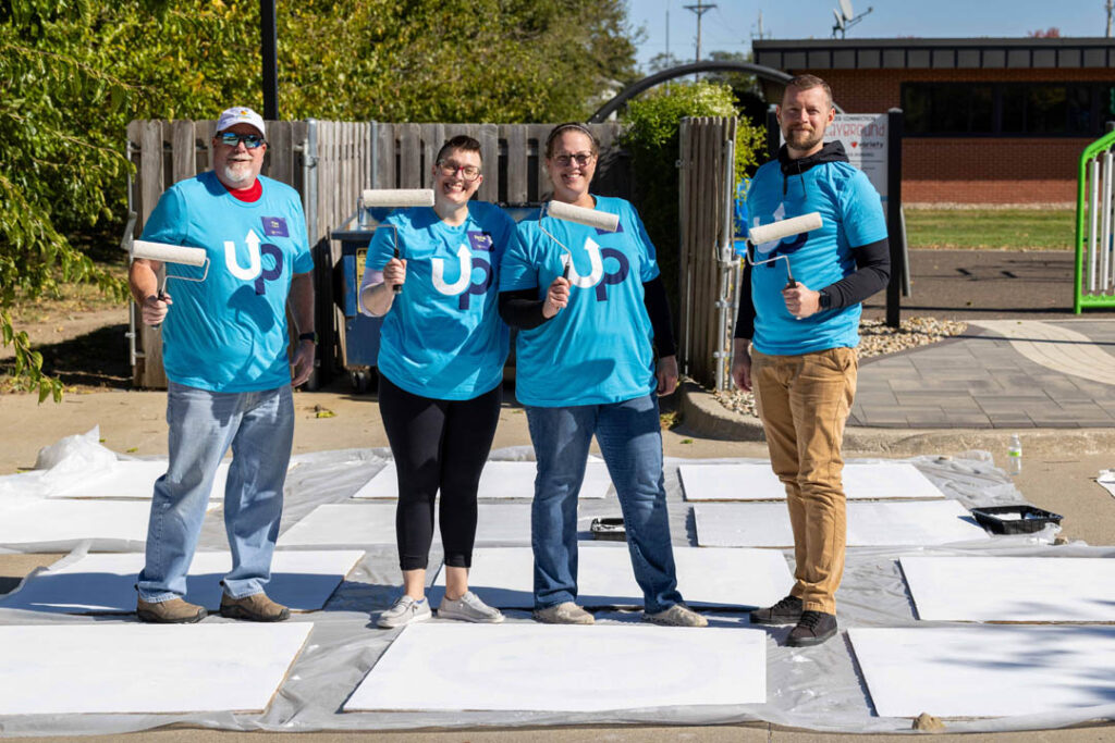 Volunteers at urbandale uplift